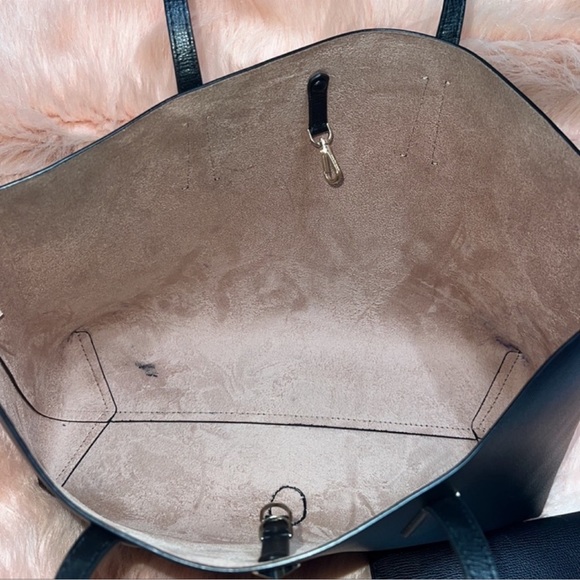 GENUINE Kate Spade Molly Tote Large Bag Black Leather Handbag - Picture 10 of 16